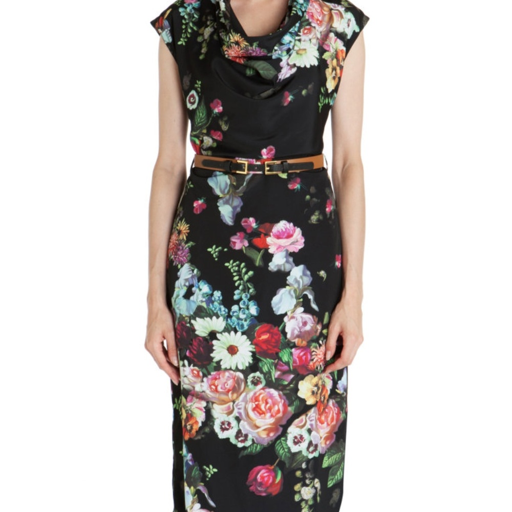 Ted Baker oil painting print dress